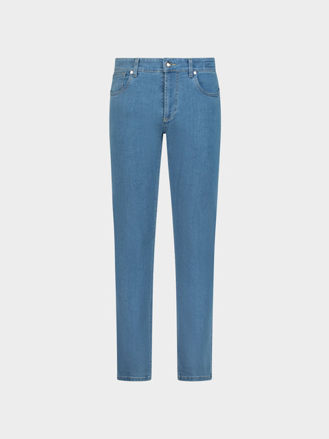 Denim Trousers - Bright Blue
