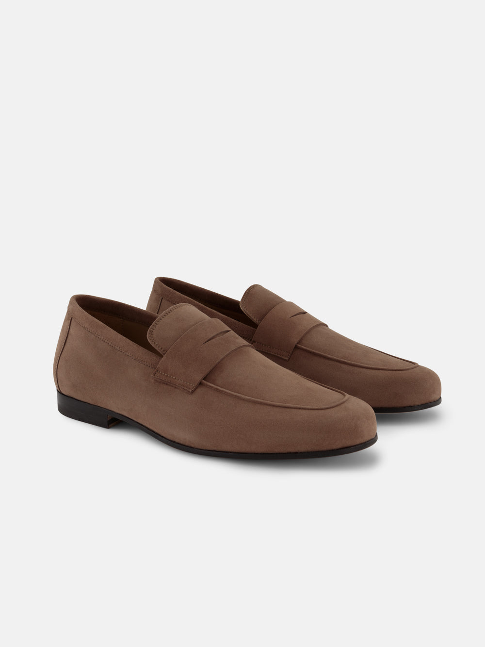 St. Tropez Leather Loafers - Brown