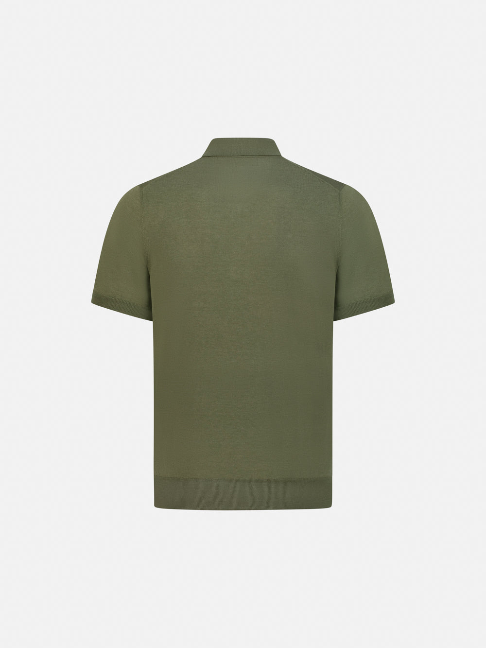 Zip Polo Cotton-Silk