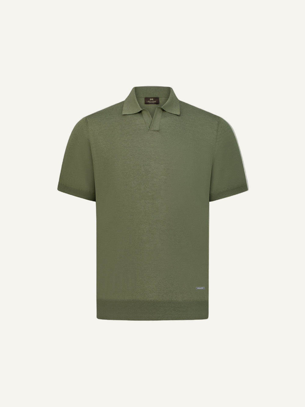 V-Neck Polo - Green