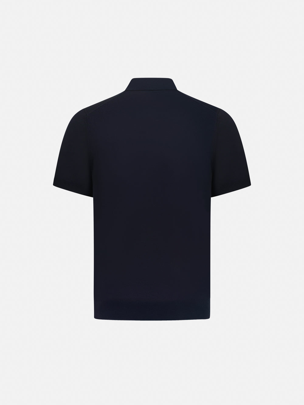 V-Neck Polo - Navy