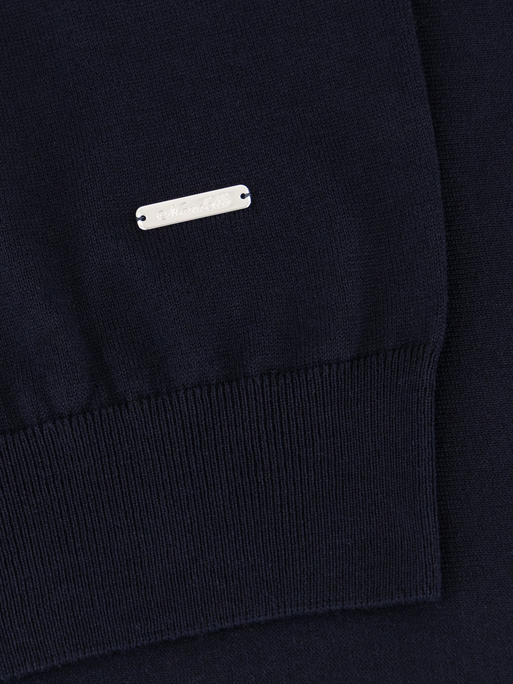 V-Neck Polo - Navy