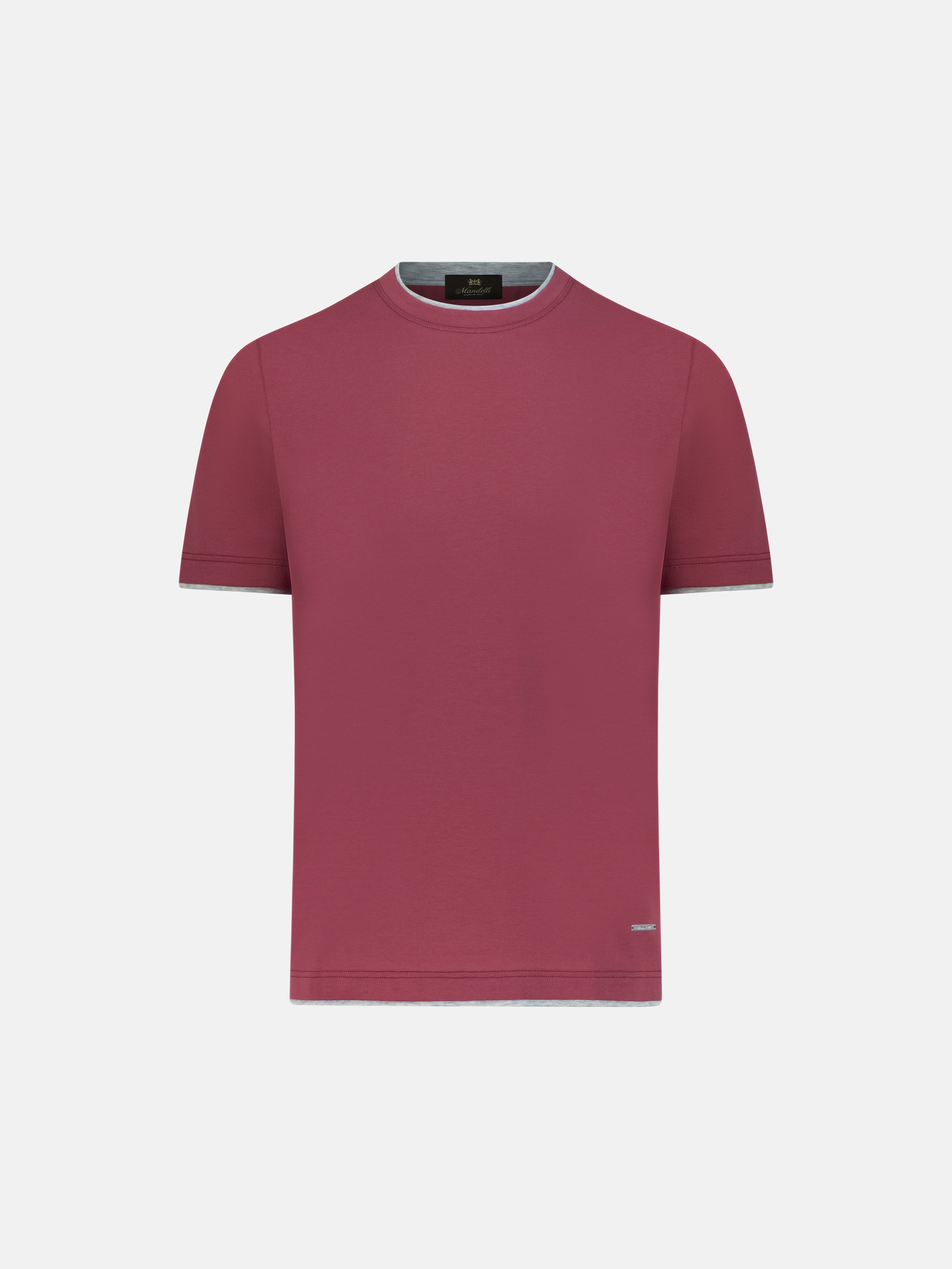 Cotone Lucente T-Shirt - Granato