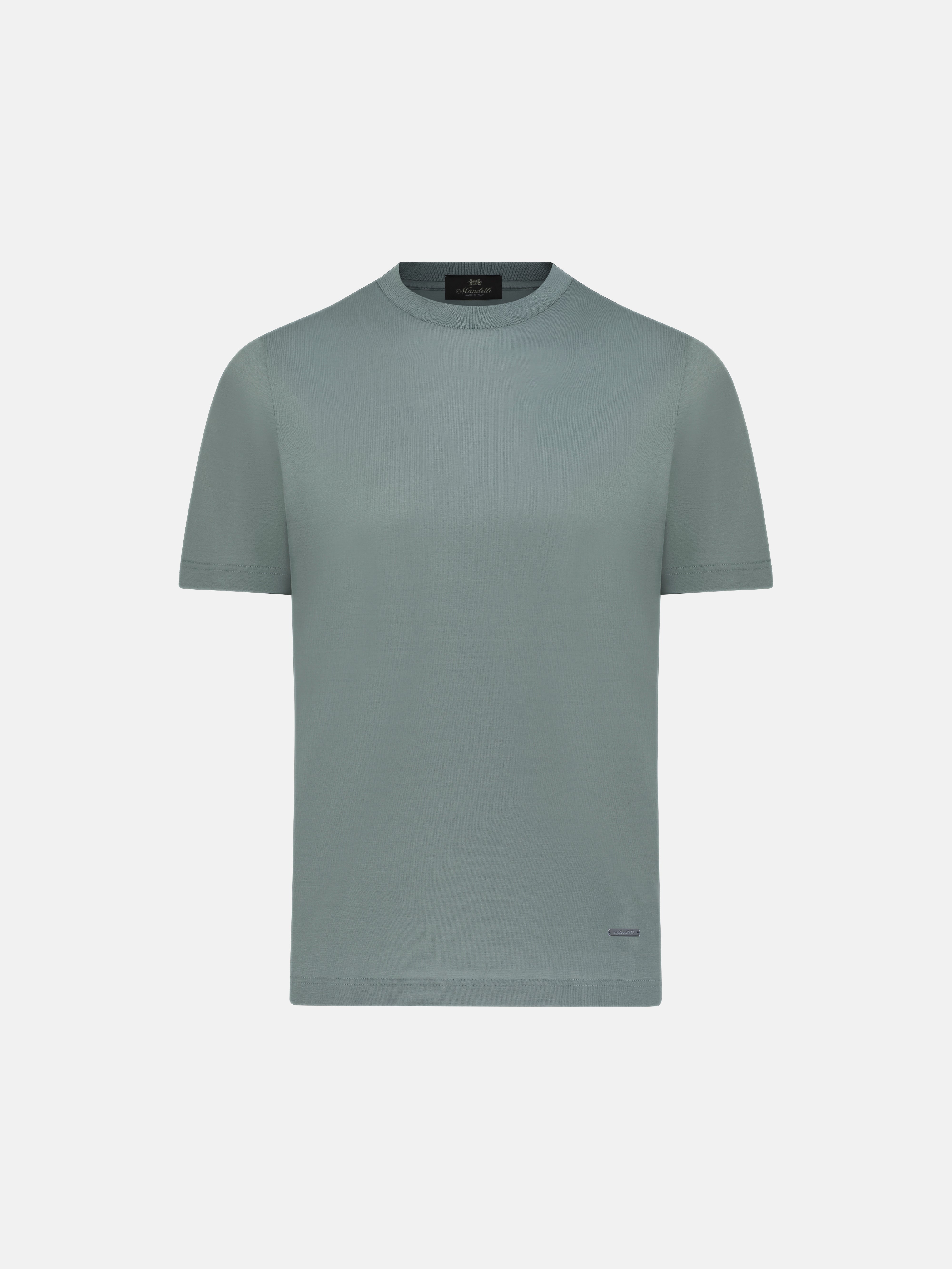 Gray t-shirt on a light gray background