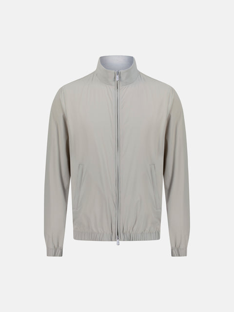 Doppio Stile Reversible Nylon Jacket – Sand Grey