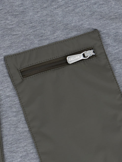 Technical Fabric Overshirt - Military Green