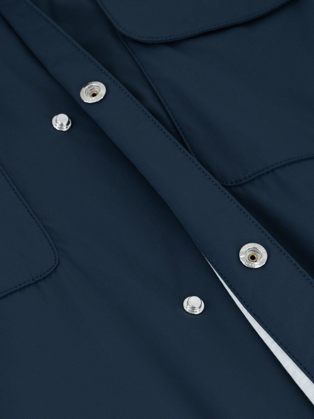 Technical Fabric Overshirt in Blu