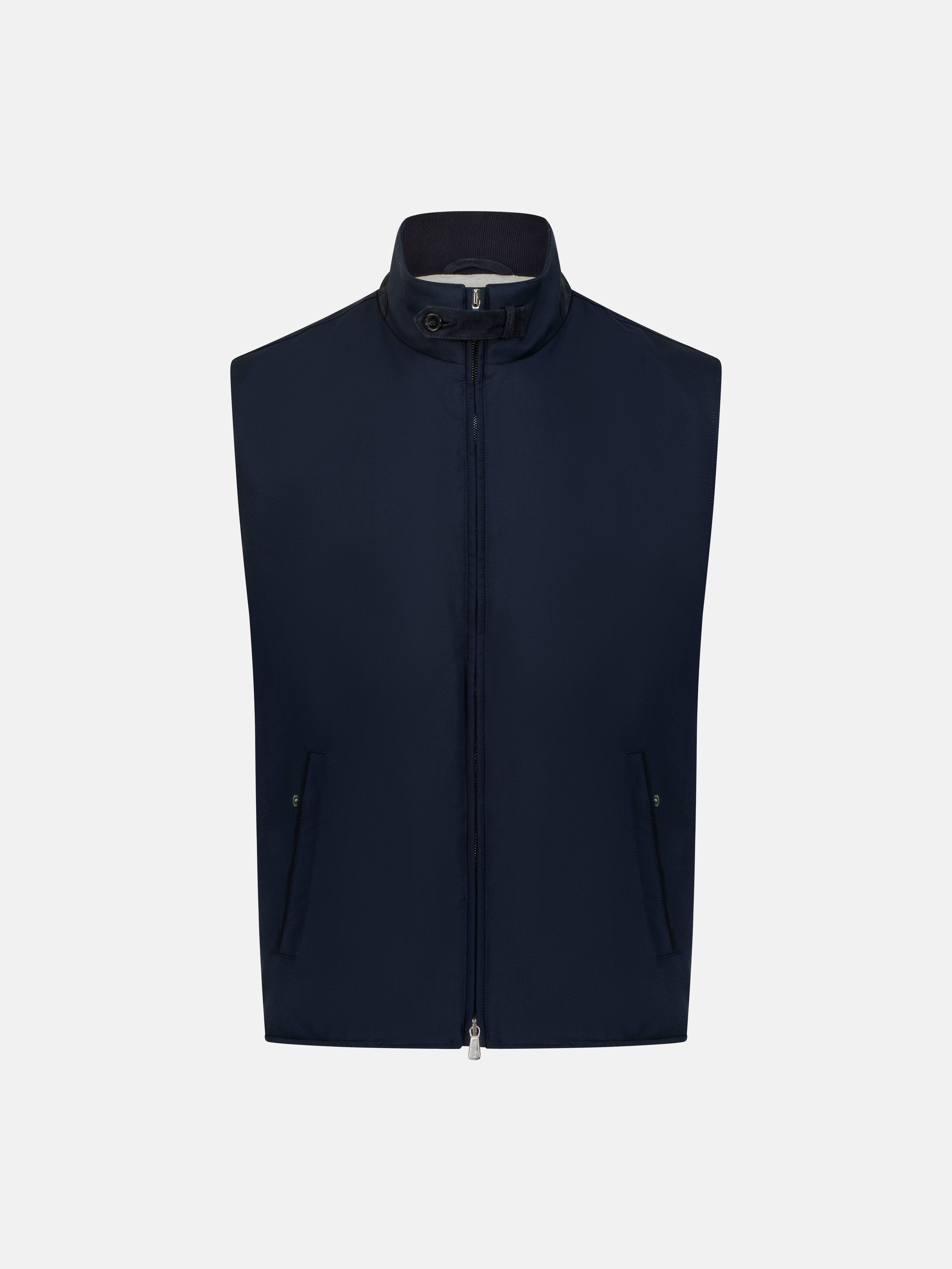 Vita Attiva Wool Performance Vest – Navy