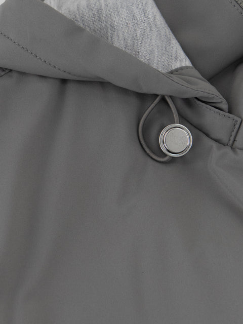 Technical Fabric Vest in Grigio