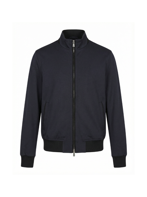 Pure Virgin Wool Jacket- Navy Blue