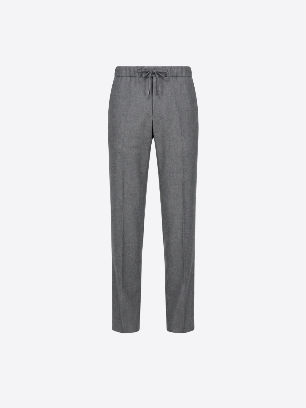 Pure Wool Jogging Trousers - Grey