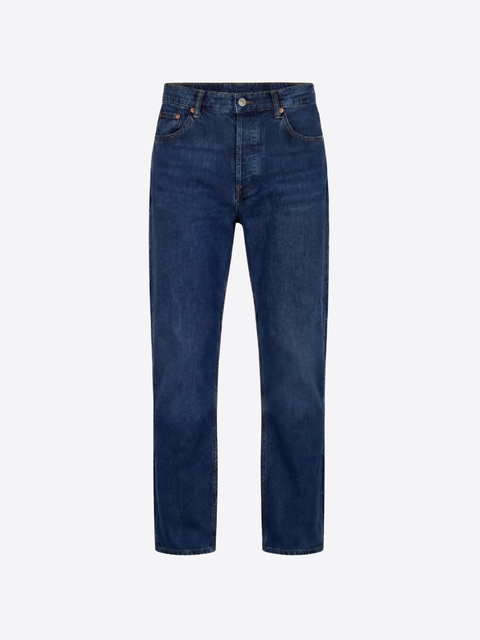 Soft Tailored Wool & Cashmere Blend Trousers- Blue