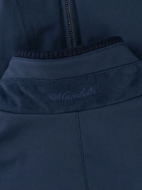 Bomber Nylon Jacket – Navy Blue