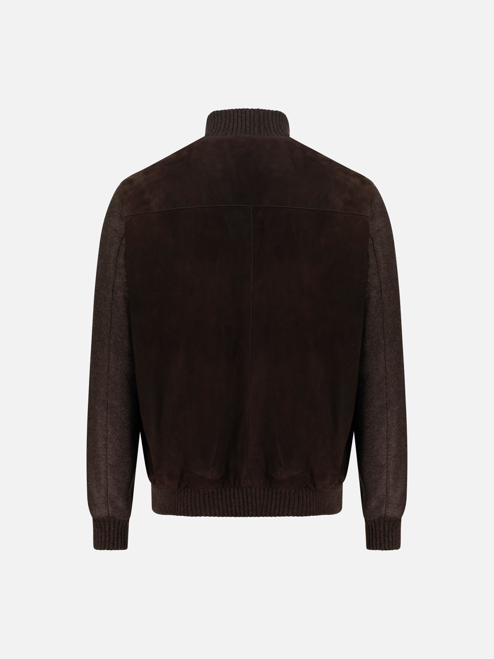 Capra Suede Blouson – Deep Brown