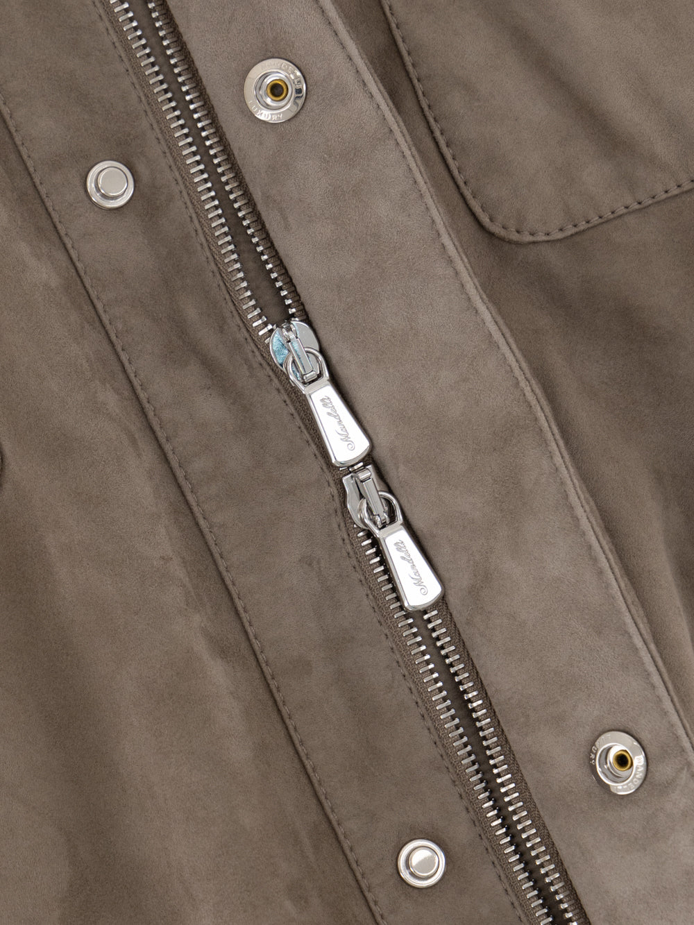 Capra Suede 3/4 Jacket – Taupe