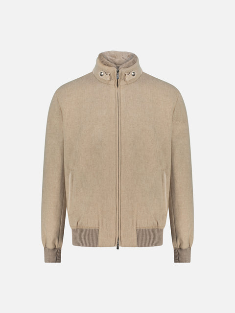 Cashmere Blouson- Dune