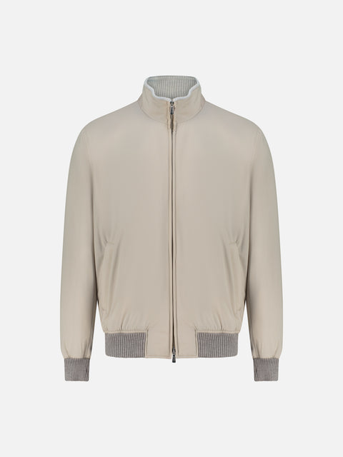 Technical Fabric Blouson – Ivory