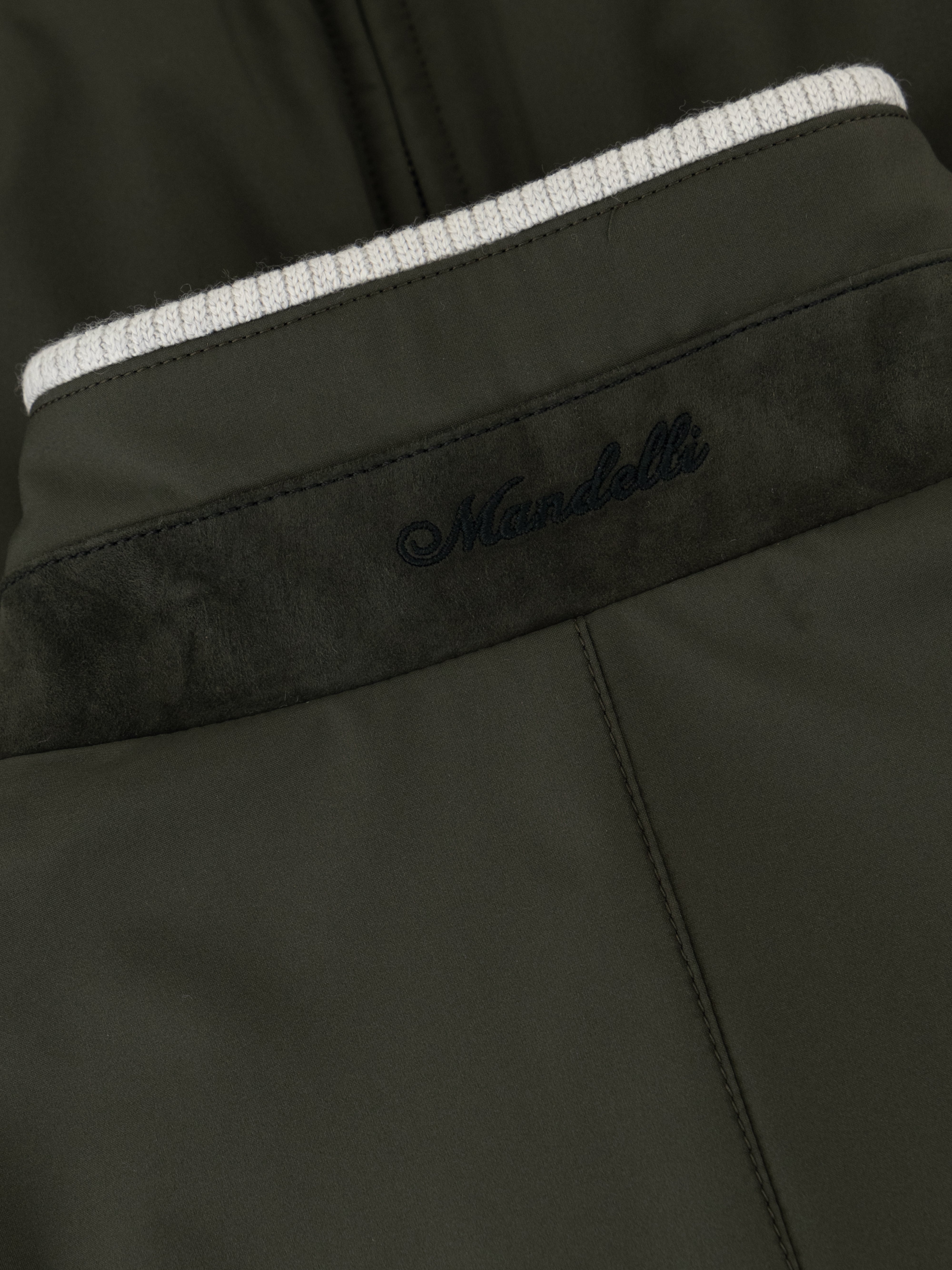Nylon & Cashmere Bomber - Verde