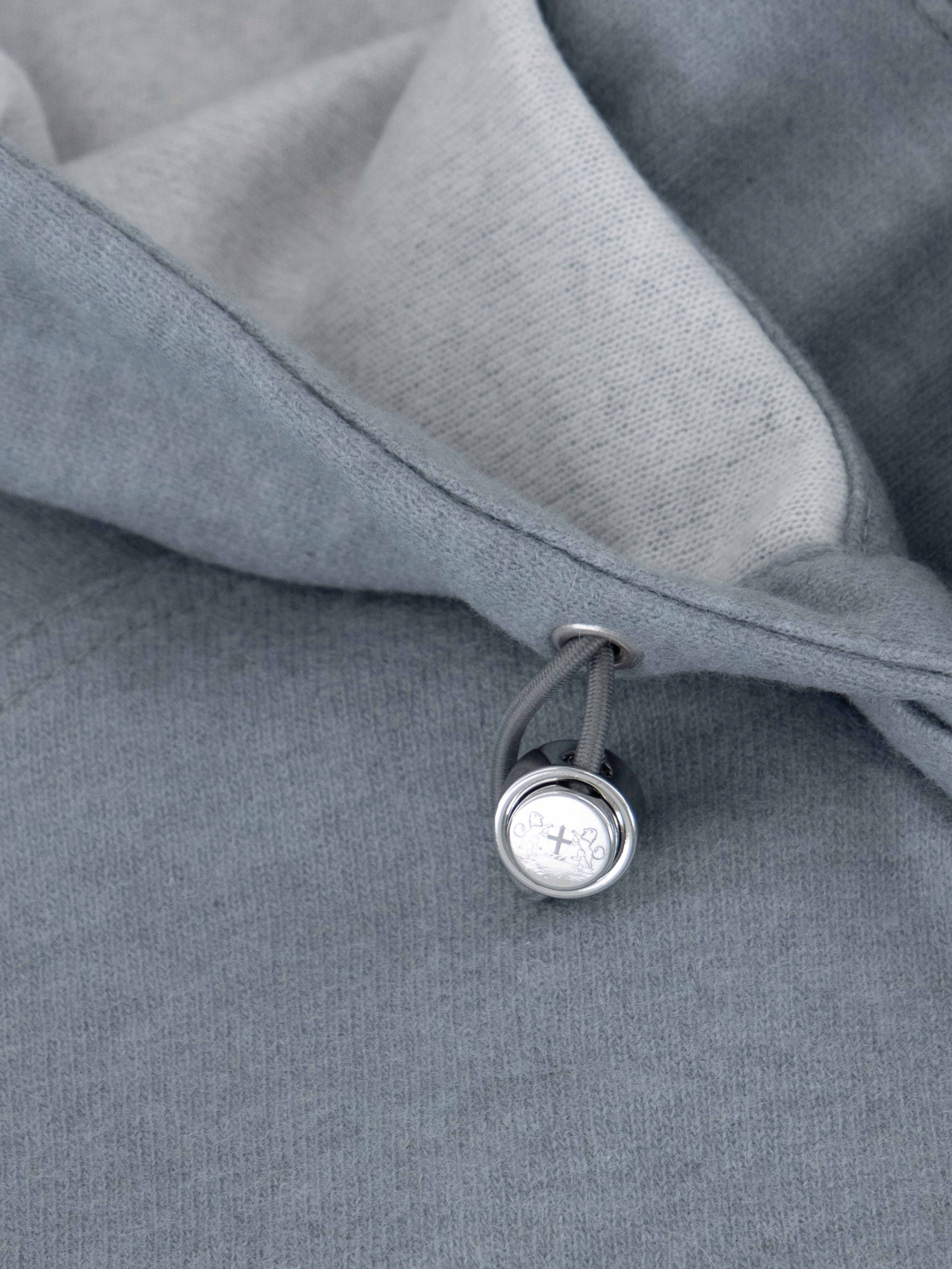 Cashmere Sport Bomber - Azzuro