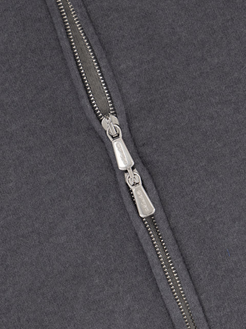 Cashmere Sport Bomber - Grey