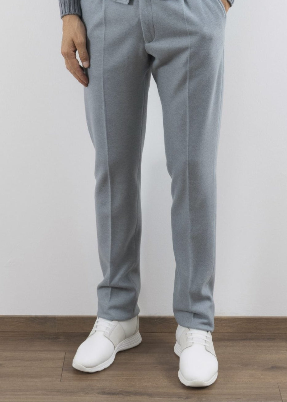 Cashmere Jogging Pants - Azzuro