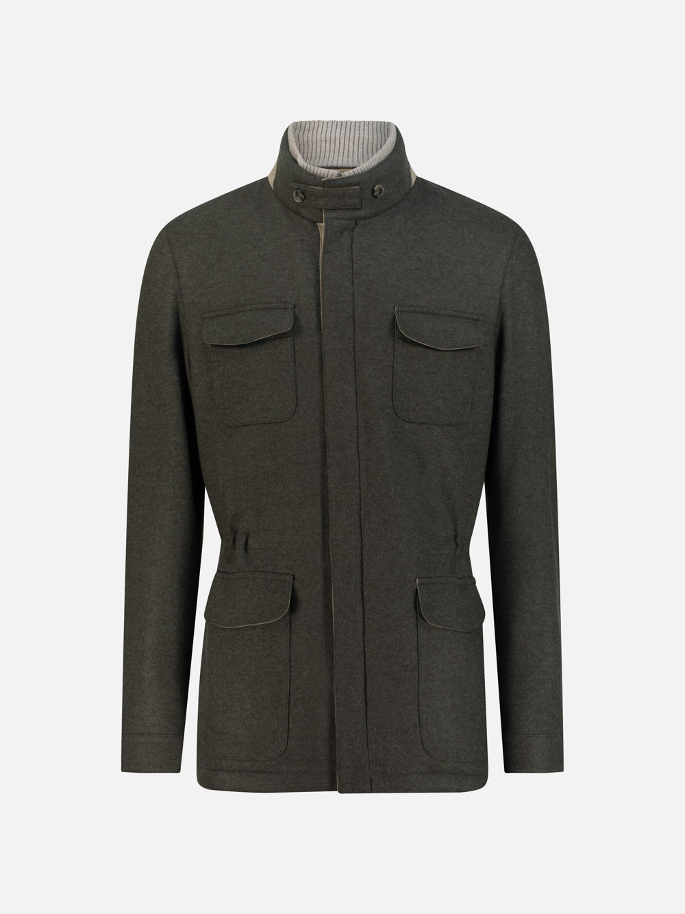 Cashmere Jacket – Deep Olive