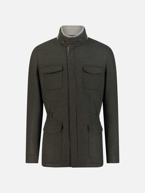 Cashmere Jacket – Deep Olive