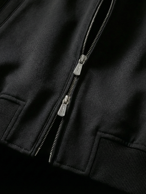 Pure Virgin Wool Jacket- Black