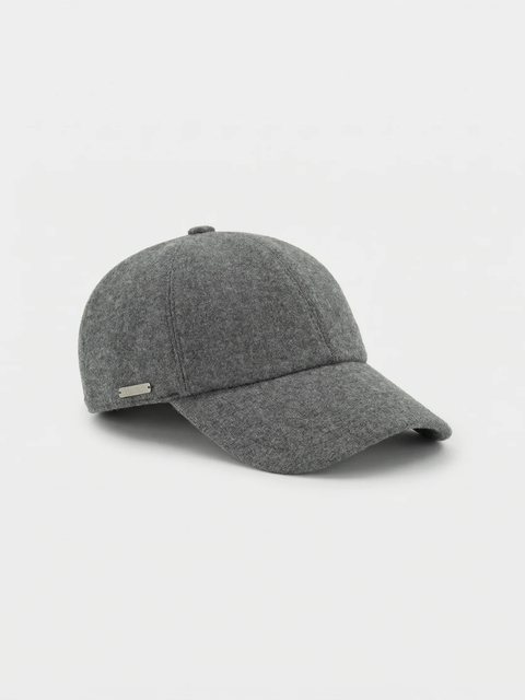 Cashmere Cap - Medium Grey