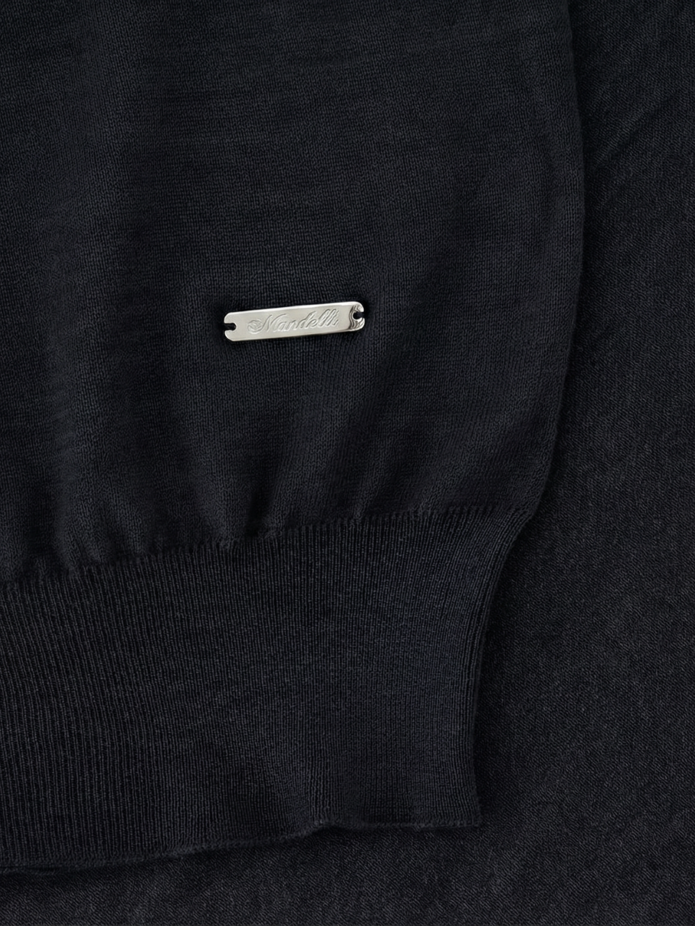 Wool & Cashmere Knitted Highneck - Nero