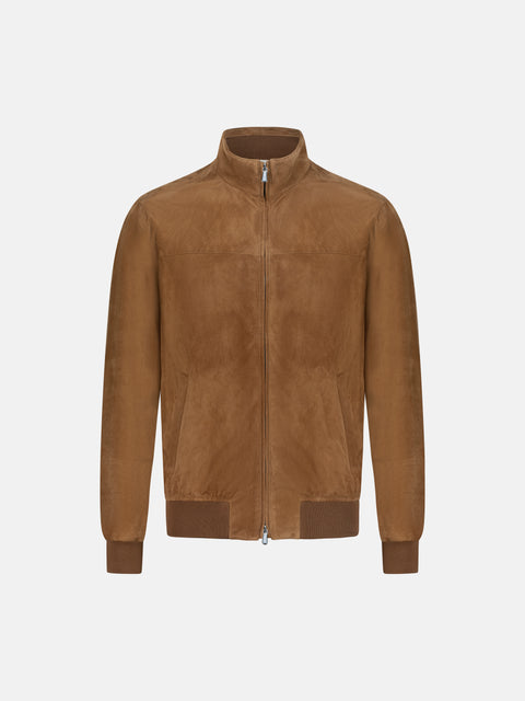 Capra Leather Suede Blouson