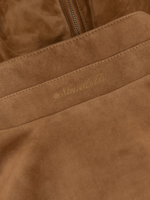 Capra Leather Suede Blouson
