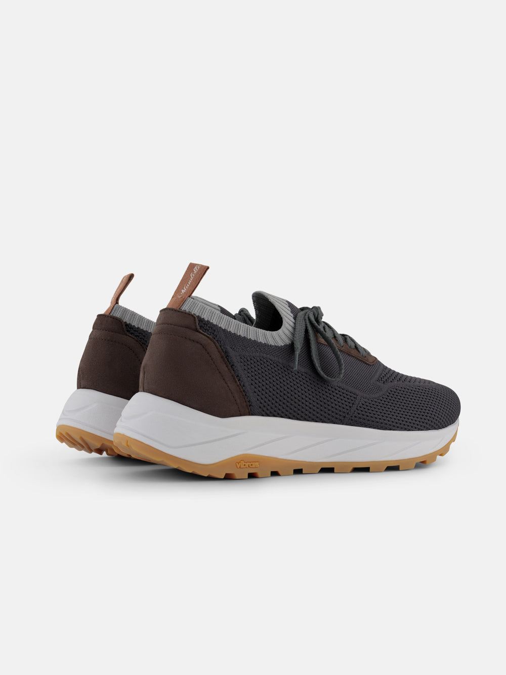 Toprun Sneakers - Grey & Brown
