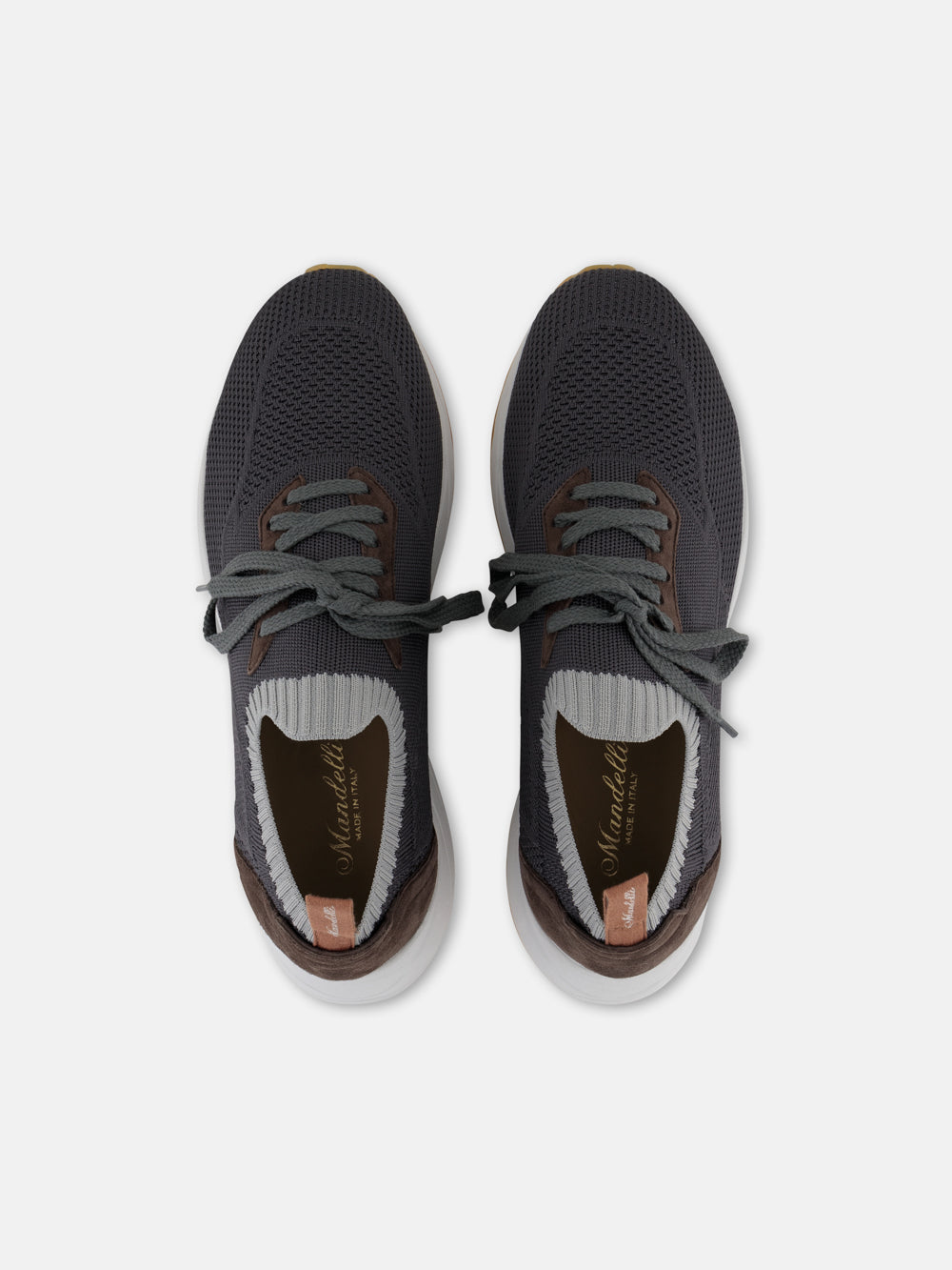 Toprun Sneakers - Grey & Brown