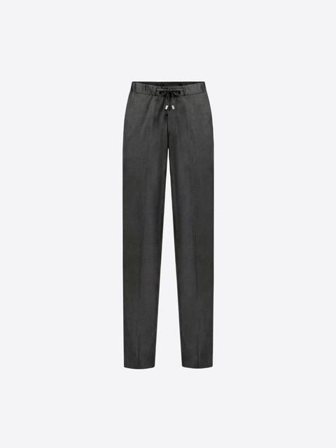 Virgin Wool Trousers – Medium Grey