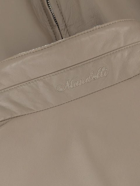 Reversible Leather Bomber