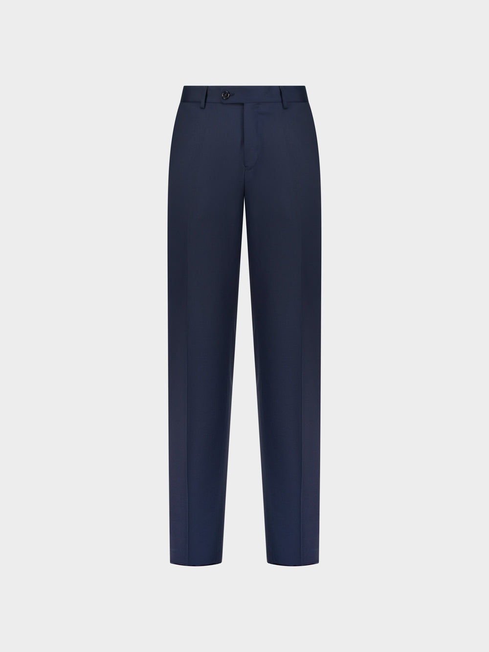 Virgin Wool Trousers in Blu Notte
