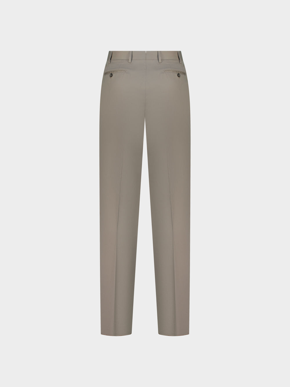 Virgin Wool Trousers in Mink