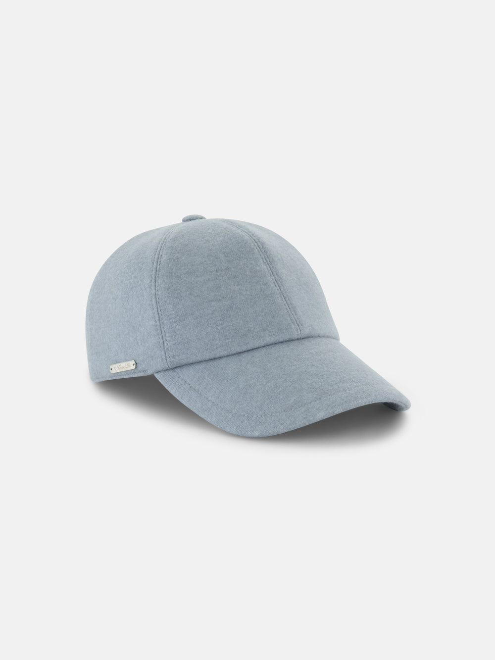 Cashmere Baseball Cap – Light Blue