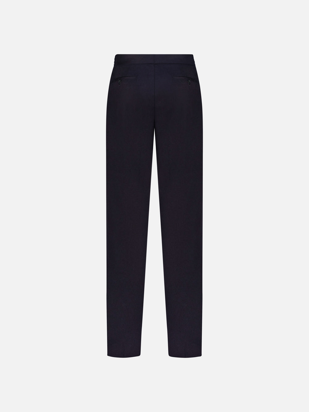 Wool Comfort Trousers – Deep Navy