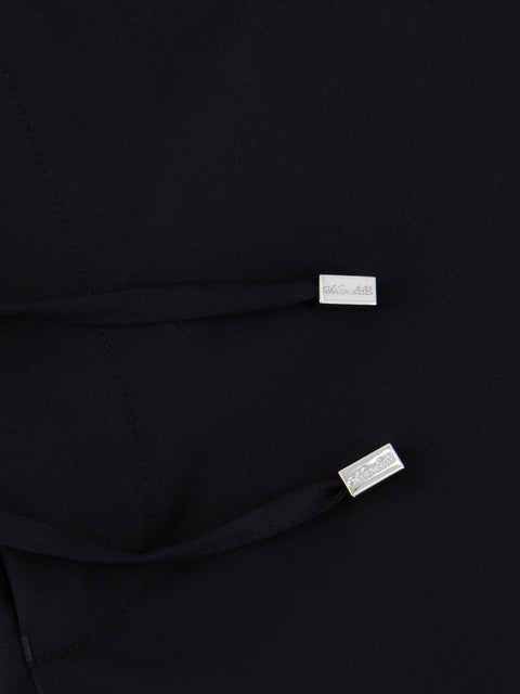 Pure Wool Jogging Trousers - Nero