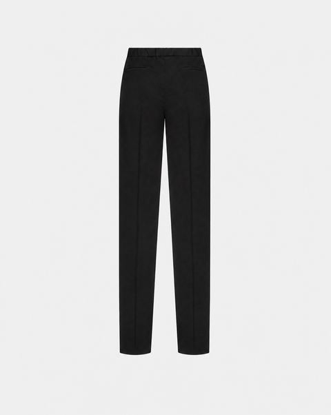 Wool Tailored Trousers - Black Pure