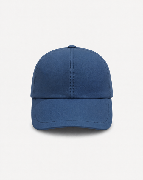 Pure Wool Fabric Cap - Blue