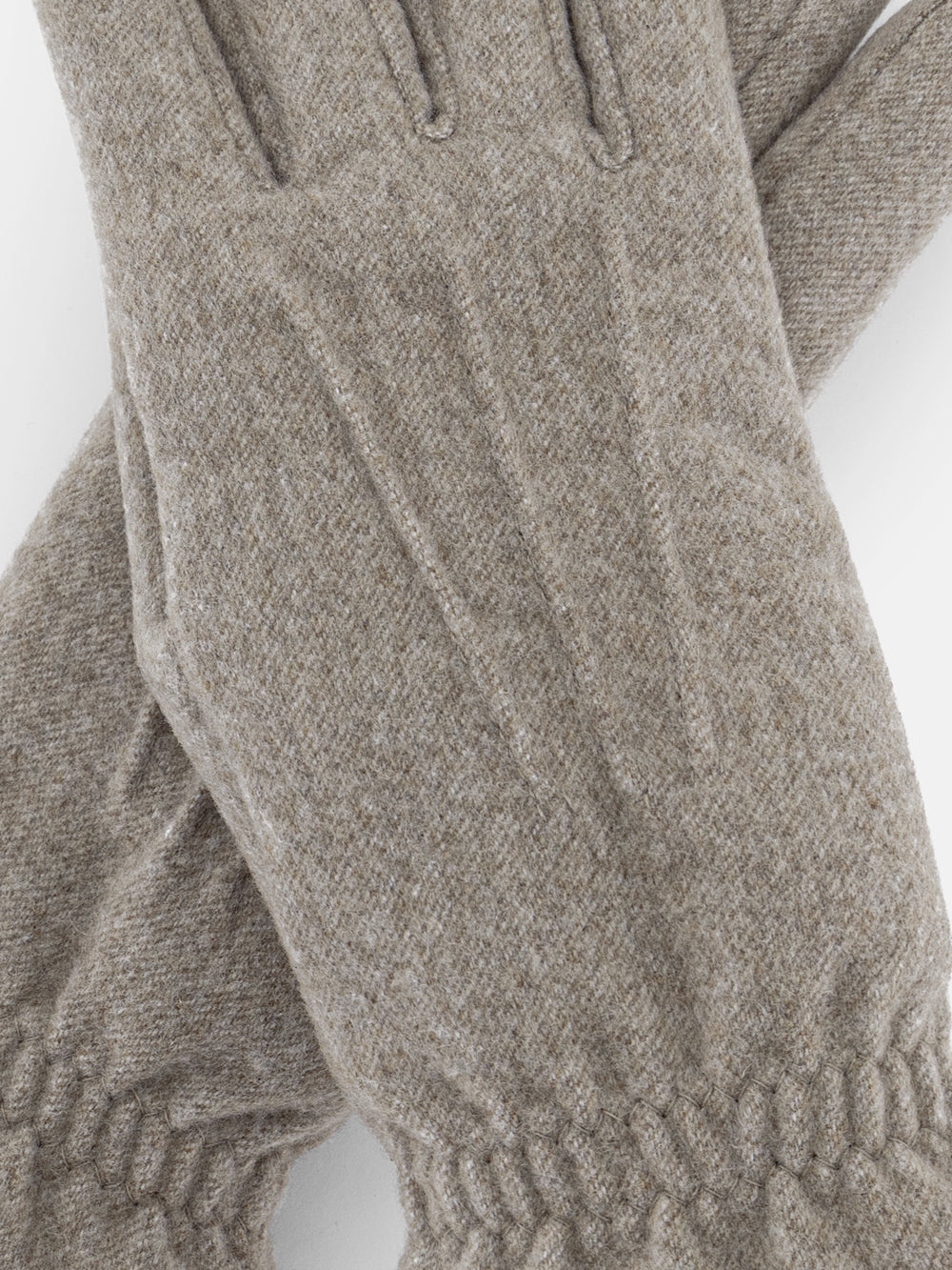 Pure Cashmere Gloves – Sand Beige