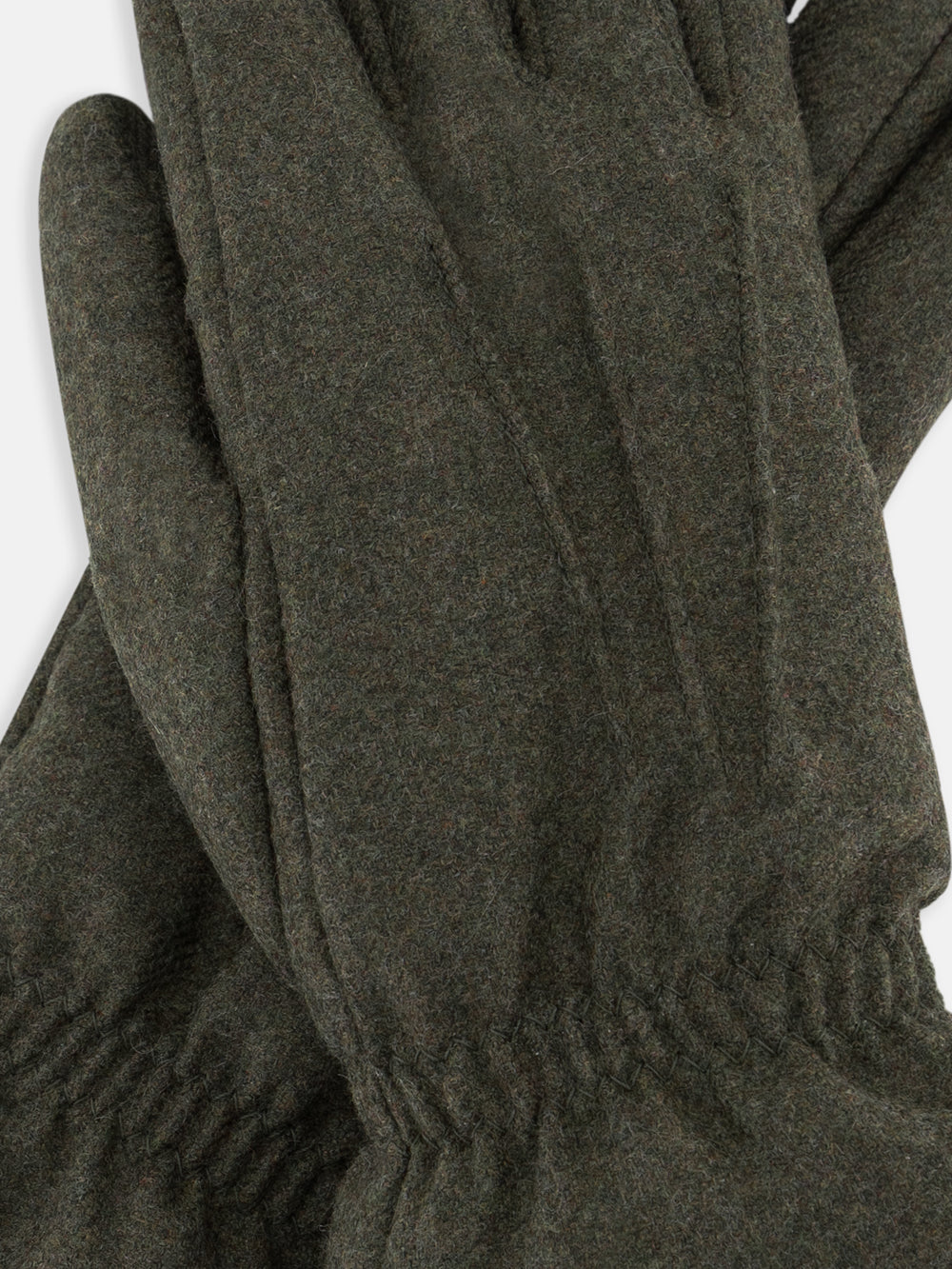 Wool & Cashmere Gloves – Dark Green