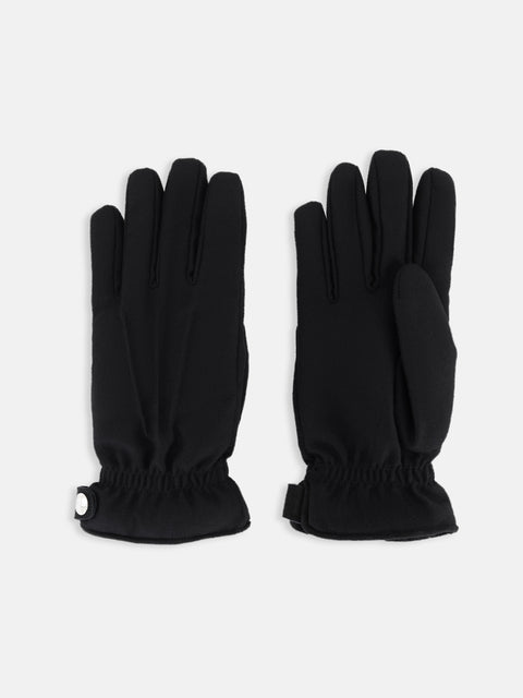 Wool & Cashmere Gloves – Black