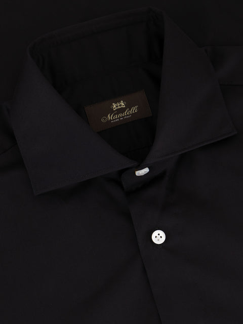 Cotton Shirt in Nero