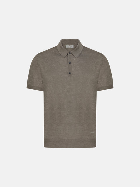Knitted Polo in Cashmere & Silk – Duna