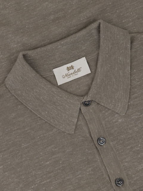 Knitted Polo in Cashmere & Silk – Duna