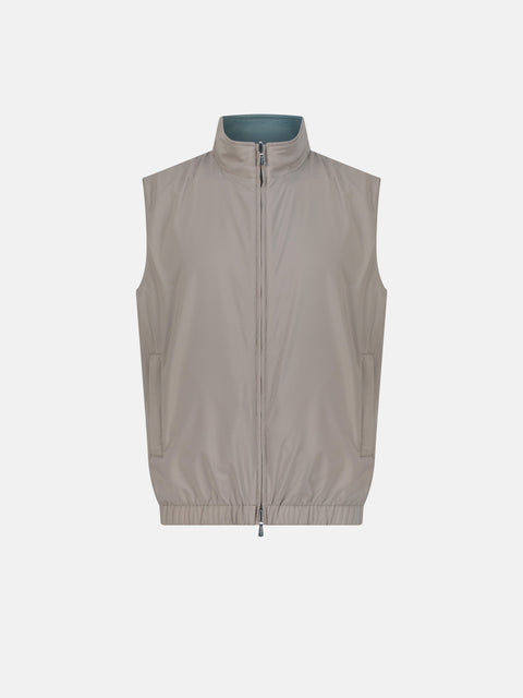 Reversible Polyester Vest - Dune & Verde